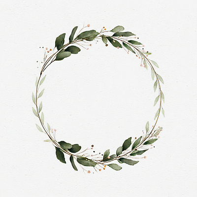 도형 식물 컬러 컨셉 생태계 파일형식 원형 테두리 디자인 초록색 잎 꽃 자연 백그라운드 장식 수채화 예술 뷰티풀 생명 순수 조화 단순화된 상징 일러스트 국내일러스트 JPG