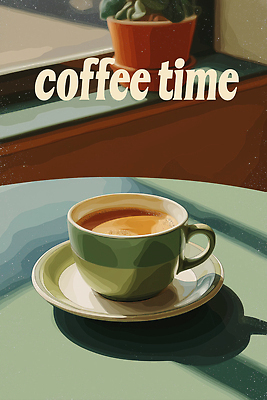 주간 식기 감정 음료 컬러 가구 컨셉 창문 라이프 태양 상점 감각 파일형식 커피 컵 휴식 차분 창가 햇빛 분위기 따뜻함 여유 탁자 초록색 아침 오후 일상 카페 문화 오브젝트 편안함 일러스트 국내일러스트 JPG