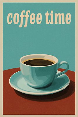 식기 감정 커피 음료 컬러 가구 모션 라이프 상점 냄새 파일형식 컵 접시 여유 백리향 오후 백그라운드 디자인 파란색 마시기 탁자 일상 원두 카페 카페인 향기 일러스트 국내일러스트 JPG