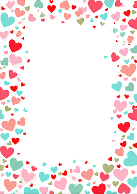 모양 감정 컬러 컨셉 카드_감사 이벤트 파일형식 하트 장식 사랑 백그라운드 초대장 디자인 공간 꾸미기 예술 창의성 흰색 테두리 테마 기념일 축하 일러스트 국내일러스트 JPG