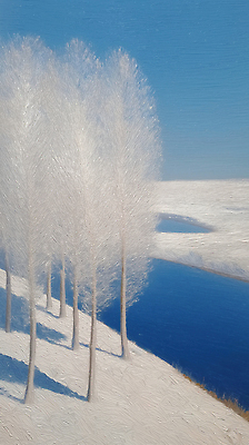 식물 계절 컬러 물 생태계 파일형식 강 풍경 겨울 자연 숲 수면 반사 고요 산 하늘 나무 흰색 수목 일러스트 국내일러스트 JPG