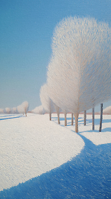 식물 계절 컬러 컨셉 그림 생태계 파일형식 겨울 풍경 나무 하늘 파란색 평화 자연 풍경화 초원 뷰티풀 조화 흰색 색감 그늘 일러스트 국내일러스트 JPG