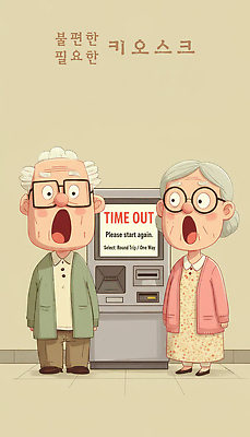 여자 교육 노년 남자 감정 나라 말하기 성인 라이프 시설 파일형식 키오스크 할아버지 할머니 당황 기술 스크린 일상 표준 아시아 대화 정보 학습 편의시설 서비스 일러스트 국내일러스트 JPG