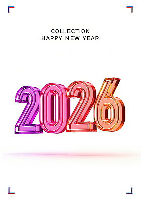 편집이미지 문자 컬러 컨셉 새해 예절 인사 연도 파일형식 2026년 숫자 디자인 컬러풀 축하 장식 생동감 화려 연말 기념 새해인사 JPG 병오년 이미지편집