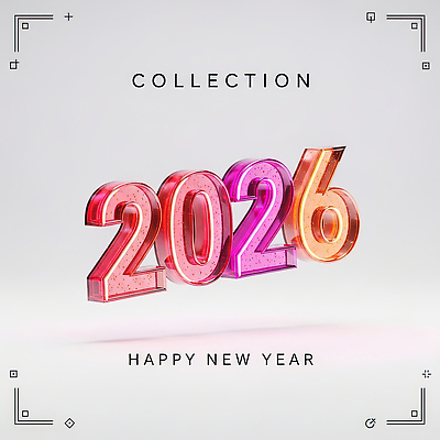 편집이미지 문자 감정 컨셉 연도 파일형식 2026년 새해 숫자 기도 디자인 축하 희망 백그라운드 빛 컬러 표현 그림 장식 JPG 병오년 이미지편집
