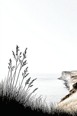 계절 감정 바다 날씨 노을 방향 생태계 파일형식 절벽 자연 풍경 해변 하늘 조용 맑음 초원 생명 식물 일출 오후 여유 서쪽 여름 일러스트 국내일러스트 JPG