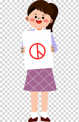 편집이미지 손 기호 포스터 셔츠 표정 소녀 이벤트 빨간색 치마 평화 보라색 원형 메시지 체크무늬 PNG 대각선 도형 문자 여자 어린이 선 컬러 컨셉 상의 무늬 하의 신체부위 파일형식