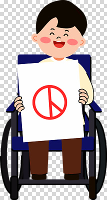 편집이미지 기호 포스터 종이 어린이 포즈 사랑 웃음 평화 표현 메시지 휠체어 긍정 PNG 장애 보조기구 문자 감정 컨셉 표정 사람 기구 파일형식