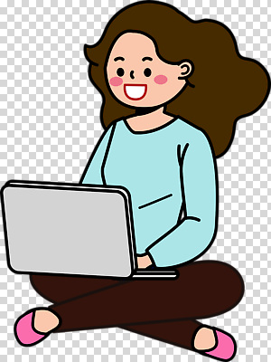 편집이미지 여자 행복 모션 기술 웃음 취미 생활 컴퓨터 사무실 디지털 표현 작업 집중 PNG 감정 컨셉 비즈니스 표정 사람 전자제품 파일형식