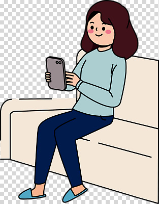 편집이미지 행복 여유 모션 휴식 실내 일상 생활 스마트폰 소파 과학기술 편안함 즐거움 PNG 소통 감정 컨셉 의자 기술 내부 라이프 핸드폰 스마트기기 감각 파일형식