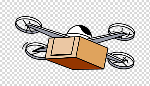 편집이미지 기술 공중 상자 운송업 비행 배송 항공 서비스 택배 PNG 물류 혁명 드론 자동화 산업 컨셉 파일형식