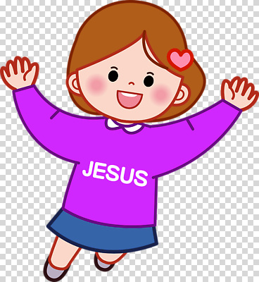 편집이미지 캐릭터 행복 종교 어린이 티셔츠 사랑 웃음 소녀 달리기 보라색 활발 기쁨 벨트 표현 예수 PNG 잡화 여자 감정 컬러 컨셉 셔츠 모션 표정 사람 신_종교 파일형식