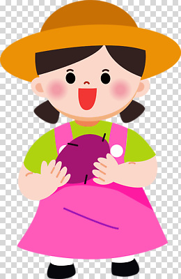 편집이미지 전통 분홍색 포즈 농업 과일 자연 웃음 소녀 농장 앞치마 기쁨 수확 오브젝트 PNG 여자 감정 산업 어린이 컬러 표정 생태계 파일형식 사람