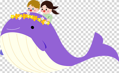 편집이미지 캐릭터 꽃 행복 어린이 바다 컬러 놀이 웃음 친구 머리띠 고래 즐거움 PNG 식물 감정 장신구 포유류 관계 표정 사람 수중동물 파일형식