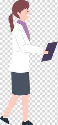 편집이미지 여자 의학 건강 병원 치마 보라색 스카프 진료 의사 흰색 가운 전문직 준비 문서 PNG 직업 옷 컬러 하의 사람 목도리 의료진 파일형식