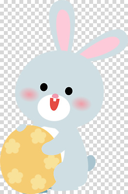 동물 편집이미지 캐릭터 감정 생명 노란색 알 봄 회색 표현 토끼 즐거움 그림 PNG 계절 컬러 포유류 반려동물 파일형식