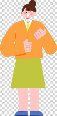 컬러 컨셉 상의 하의 신체부위 파일형식 주황색 스웨터 초록색 치마 손 귀여움 투명 디자인 빛 스타일 옷 편집이미지 PNG