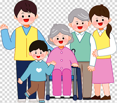 편집이미지 행복 할머니 어린이 가족 함께함 따뜻함 사랑 웃음 사람 손짓 기쁨 만남 시간 교류 세대 PNG 순간 여자 노년 감정 컨셉 관계 모션 표정 파일형식