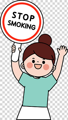 편집이미지 교육 어린이 캠페인 미래 흡연 건강 웃음 팻말 메시지 정지 금연 노력 PNG 컨셉 모션 프레임 담배 표정 사람 사회이슈 파일형식