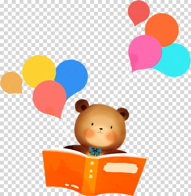 편집이미지 캐릭터 어린이 컬러 곰 놀이 표정 책 귀여움 아기 읽기 즐거움 풍선 PNG 동물 감정 컨셉 포유류 모션 사람 파일형식