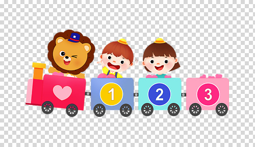 동물 편집이미지 캐릭터 감정 어린이 컬러 놀이 웃음 친구 놀이공원 기차 도전 사자 즐거움 PNG 육상교통 포유류 관계 대중교통 표정 사람 테마파크 파일형식