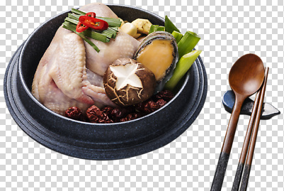 전통 아시아 음식 의학 육류 야간 보양식 파일형식 삼계탕 전통음식 한국 한식 닭고기 한의학 저녁 식사 국물 재료 신선 편집이미지 PNG