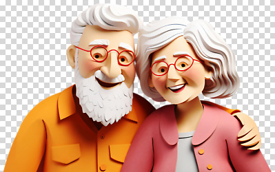 편집이미지 손 노년 행복 함께함 따뜻함 사랑 웃음 노부부 표현 어깨 그림 PNG 스타일 부부 감정 컨셉 표정 성인 신체부위 파일형식