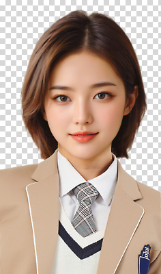 학생 옷 여자 교육 아시아 컨셉 청소년 표정 사람 전자제품 파일형식 여학생 교복 학교 미소 포즈 헤어스타일 정장 단정 고등학생 카메라 뷰티 패션 한국 편집이미지 PNG