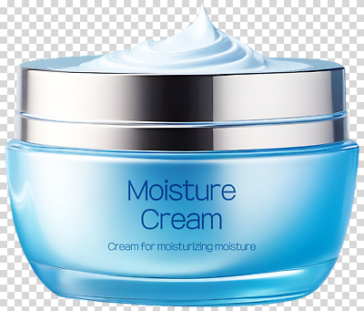 컬러 가구 신체부위 뷰티 감각 파일형식 보습 크림 스킨케어 피부 수분_꽃가루 화장품 질감 부드러움 파란색 피부관리 화장대 편집이미지 PNG