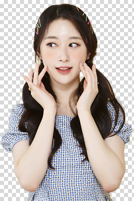 주간 옷 컨셉 무늬 표정 사람 신체부위 파일형식 여자 미소 체크무늬 드레스 귀여움 손 헤어스타일 스타일 감정 포즈 아침 오후 편집이미지 PNG