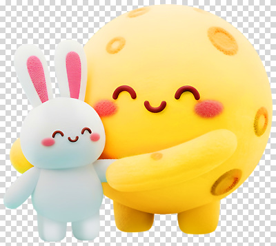 동물 편집이미지 행복 포옹 친구 장난감 3D 귀여움 이미지 PNG 아기토끼 감정 새끼 컨셉 관계 안기 토끼 디지털합성 파일형식 포유류 모션 반려동물