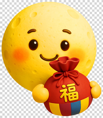 동물 편집이미지 캐릭터 디자인 행복 표정 장식 장난감 3D 귀여움 달 행운 주머니 즐거움 오브젝트 PNG 색감 자연요소 감정 컨셉 디지털합성 파일형식