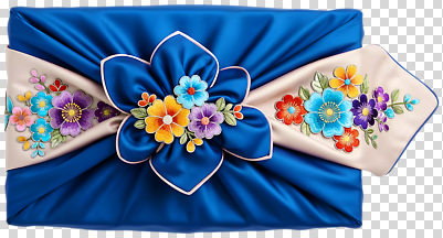 편집이미지 전통 디자인 옷 문화 꽃무늬 한국 파란색 치마 우아함 한복 자수 PNG 방한복 디테일 한국전통 꽃 아시아 컬러 컨셉 무늬 하의 전통의상 파일형식