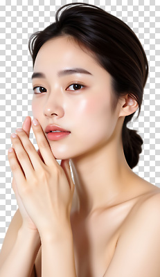 컨셉 사람 신체부위 파일형식 여자 피부 뷰티풀 청춘 손 조명 촬영 얼굴 미모 장신구 헤어스타일 편집이미지 PNG