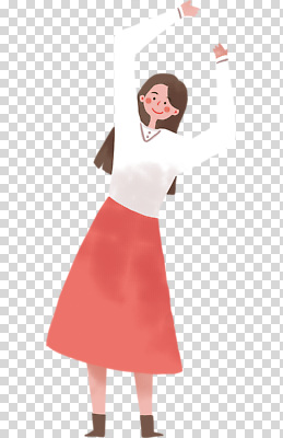 편집이미지 여자 행복 감정 포즈 표정 미소 표현 춤 즐거움 비디오 PNG 마지막 빨간치마 스타일 문화예술 사람 파일형식