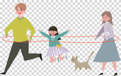 편집이미지 행복 어린이 가족 모션 놀이 부모 운동 귀여움 고양이 시간 즐거움 줄넘기 PNG 감정 컨셉 포유류 관계 건강 사람 반려동물 파일형식