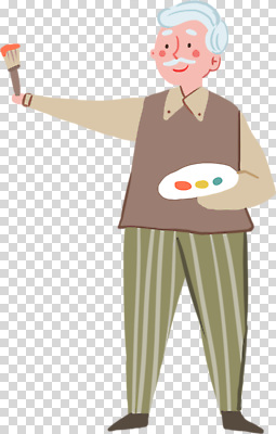 편집이미지 손 노년 예술 컬러 모션 따뜻함 표현 붓 체험 팔레트 준비 그림 화가 PNG 창작 직업 컨셉 성인 신체부위 파일형식