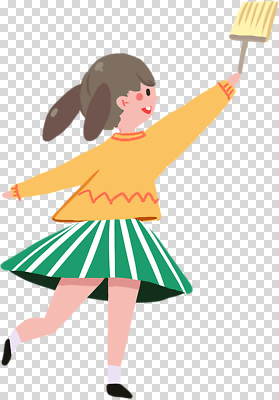 편집이미지 어린이 컬러 모션 표정 소녀 치마 활발 에너지 도구 춤 청소 스웨터 즐거움 그림 PNG 여자 감정 컨셉 상의 하의 문화예술 사람 파일형식