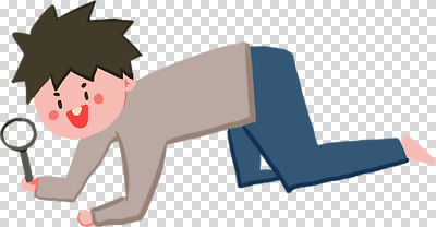 편집이미지 얼굴 모션 놀이 소년 탐험 도전 즐거움 호기심 위치 보물 PNG 발견 기어가기 남자 감정 어린이 컨셉 신체부위 파일형식