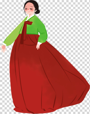 문자 한국전통 전통 아시아 하의 사람 이벤트 전통의상 한복 파일형식 여자 한국 문화 저고리 치마 뷰티풀 패션 옷 한글 기념일 컬러 편집이미지 PNG
