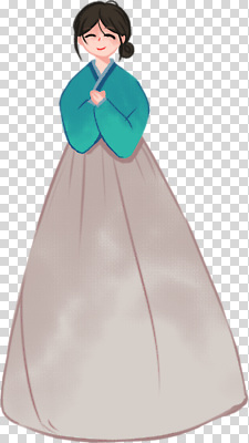 편집이미지 캐릭터 디자인 옷 패션 행복 문화 한국 웃음 사람 기쁨 전통의상 한복 조화 PNG 색감 한국전통 전통 감정 아시아 표정 파일형식