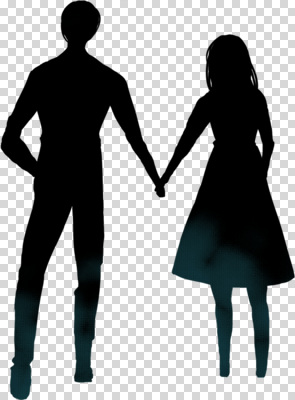 편집이미지 커플 여자 남자 행복 실루엣 관계 사랑 빛 걷기 손잡기 로맨틱 부드러움 PNG 순간 감정 컨셉 모션 촬영기법 사람 감각 파일형식