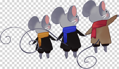 모자_잡화 관계 모션 표정 목도리 설치류 파일형식 쥐 스카프 손잡기 걷기 도전 캐릭터 컬러 중절모 친구 따뜻함 웃음 동물 감정 편집이미지 PNG