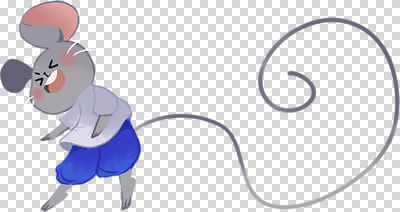 감정 컨셉 모션 설치류 파일형식 쥐 캐릭터 달리기 귀여움 생동감 표현 디자인 털 동물 즐거움 편집이미지 PNG