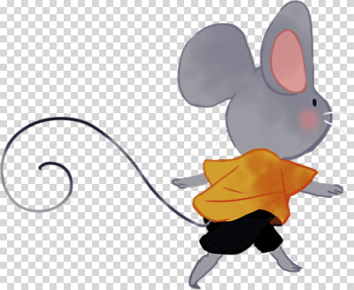 컨셉 설치류 파일형식 쥐 귀여움 캐릭터 활발 동물 모션 모양 편집이미지 PNG