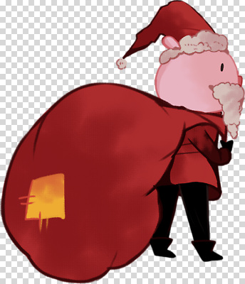 계절 기념일 감정 컬러 컨셉 크리스마스 파일형식 산타클로스 캐릭터 겨울 자루 귀여움 연말 축제 빨간색 즐거움 풍경 모션 편집이미지 PNG