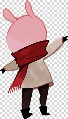 계절 감정 컬러 컨셉 목도리 파일형식 겨울 캐릭터 스카프 동물 풍경 따뜻함 자아 소통 행복 고요 패션 디자인 예술 분홍색 편집이미지 PNG