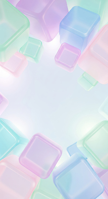 JPG 편집이미지 디자인 컬러 조명 공중 장식 얼음 블록 신선 투명 부드러움 파스텔 뷰티풀 이미지편집 자연요소 학용품 감각 파일형식