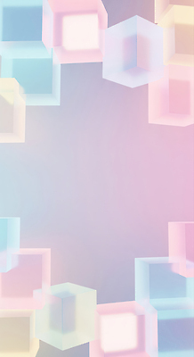 JPG 편집이미지 디자인 분홍색 컬러 백그라운드 그래픽 파란색 투명 배열 큐브 모던 그림 부드러움 조화 이미지편집 감각 파일형식