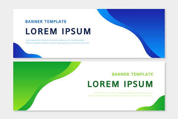 템플릿 디자인 배너 배너템플릿 컬러 백그라운드 곡선 그래픽 초록색 파란색 디지털 모던 산뜻 예시 AI파일 선 컨셉 파일형식 벡터